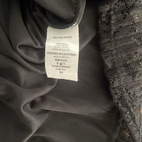 Haptics Black Lace Dress - Picture 8 of 10